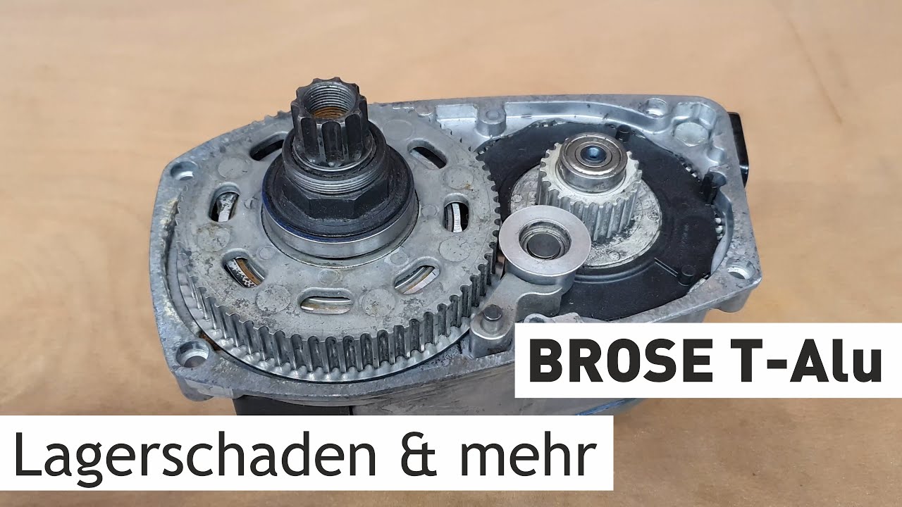 BROSE T-Alu eBike Motor mit Lagerschaden - Reparatur