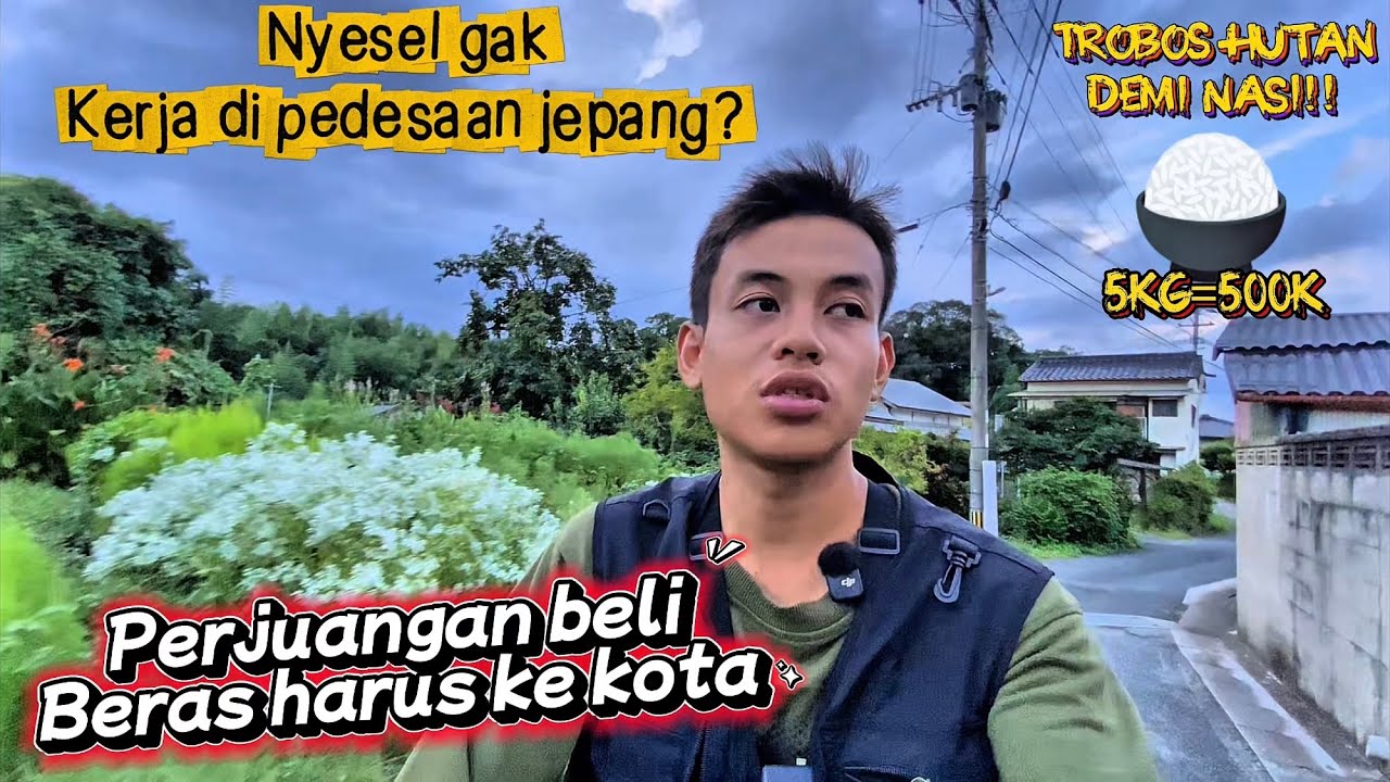 SUSAHNYA BELI BERAS KETIKA TINGGAL DI PEDESAAN JEPANG!!! JAUH BANGET!!