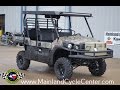 $20,999:  2017 Kawasaki Mule Pro FXT EPS Camo Aluminum Top, Front Rack, LED Light Bars