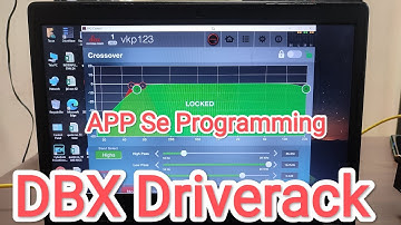 Driverack PA2 | DBX | डिजिटल क्रॉसओवर  सॉफ्टवेयर से प्रोग्रामिंग करना सीखे  | पूरी जानकारी देखे |