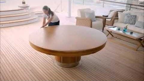 Expandable Round Dining Table