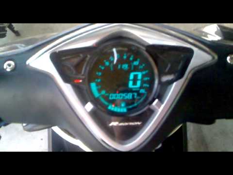 CONVERTION OF DIGITAL SPEEDOMETER FOR MIO  SOUL  10 by 