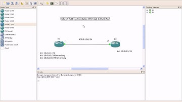 Network Address Translation NAT Lab 1 Static NAT