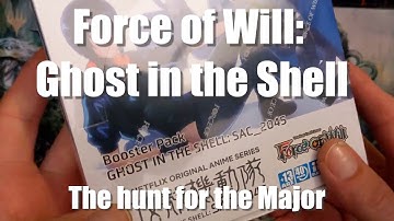 Anime Fans Rejoice? Ghost In The Shell Has A Force of Will Booster Box!