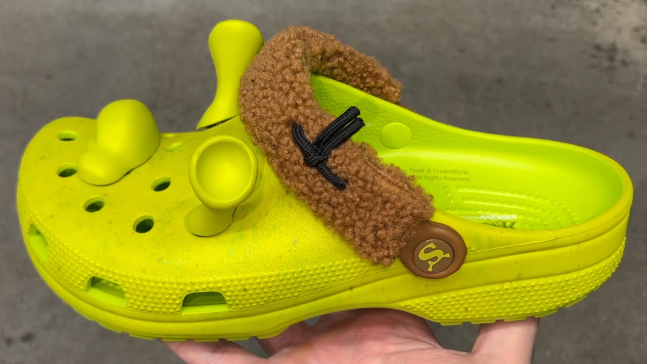Crocs unveil new Shrek collaboration footwear #shorts 