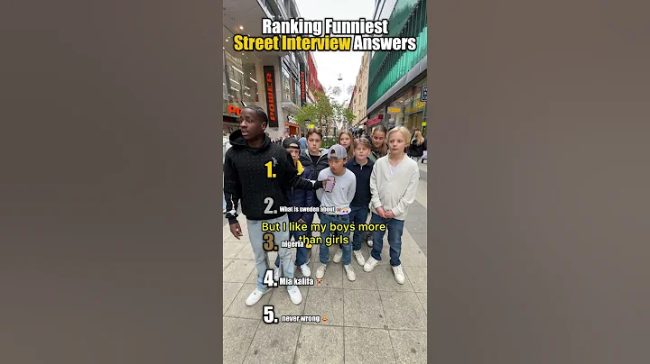 Ranking Funniest Street Interview Answers #funny #interview #shorts