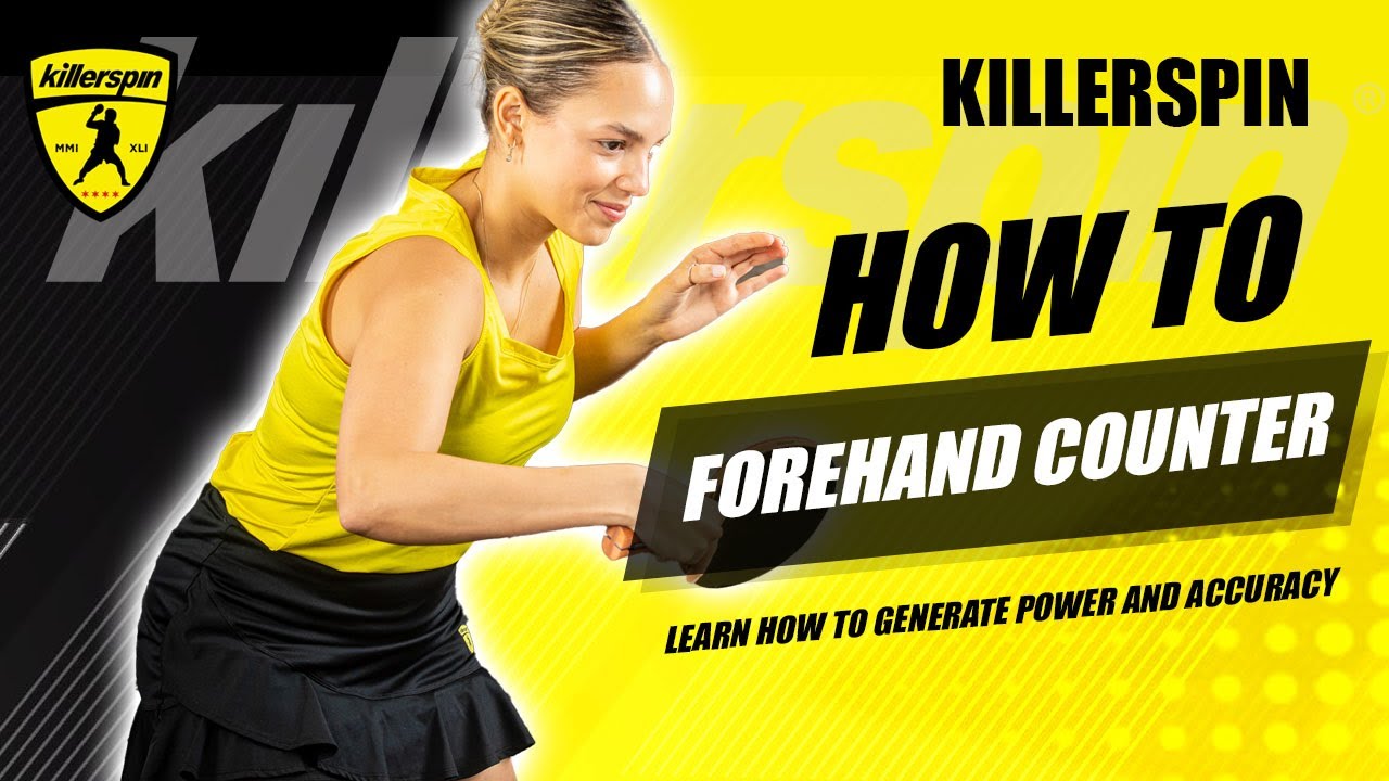How to Forehand Counter | Killerspin Table Tennis