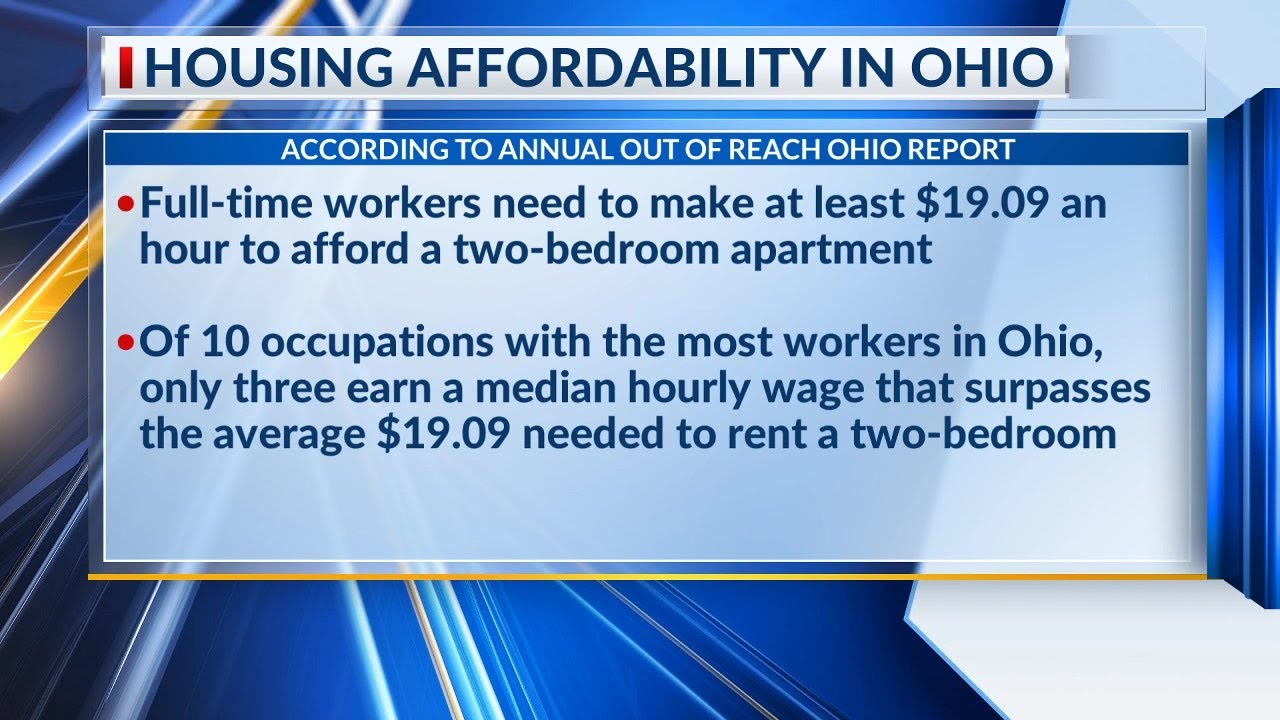 Ohio minimum wage not enough to rent twobed apartment, report says