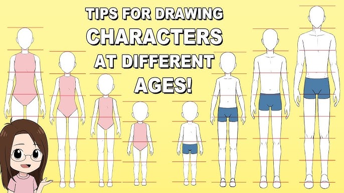 How to Draw a Manga Kid Face in Front View 