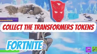 Collect the first Transformers token FORTNITE