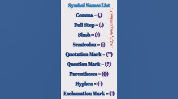 Name Of Keyboard Symbols In Mobile And Computer [ Hindi/ English ] By @Computerknowledge07
