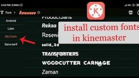 {solved} how to kinemaster font problem solved #surajtag