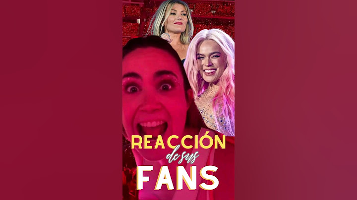Reacción de las fanáticas a la aparición de Amaia Montero en el recital de @KarolG