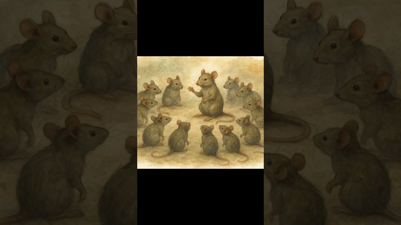 The Mice in Council (Aesop's Fables) #fable #aesop #mice #planning #homeschooling