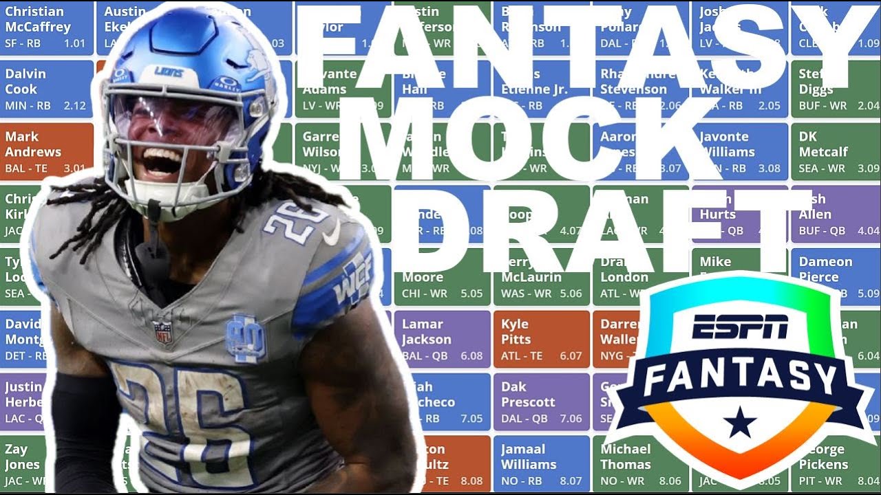 2025 Fantasy Football Mock Draft | 12-Team PPR - 6th Pick