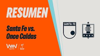 Santa Fe vs. Once Caldas (recap and goals) | Liga BetPlay Dimayor 2025-2021 | Home Runs - Matchday 5