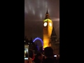 London Big Ben Fireworks 2012