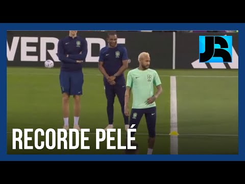 Neymar se aproxima de recorde de Pelé