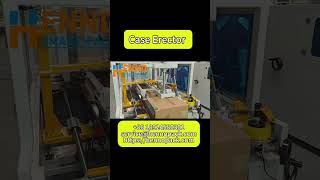 Automatic case unpacker. Case erector.#packing #machine #carton #factory