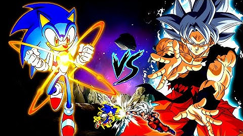 Sonic Chaos V4 JVL OP (all form) VS Son Goku DBS V7 OP (all form) in Jump Force Mugen