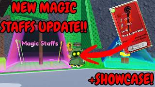 How to Get All the New Magic Staffs in Simple Spells!! + Showcase!! l Roblox Simple Spells