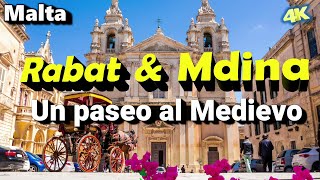 MALTA 🌐📌 Citadel of MDINA and Catacombs of RABAT | Malta Documentary Guide