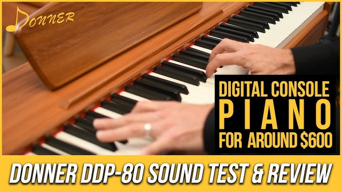 How's a Vintage-Modern Digital Piano sounds ? DDP-80 Digital Piano  Demonstration丨Donner Spotlight 