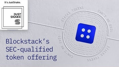 Crypto Talk #1 - Blockstack token SEC APPROVED! | Lets play a Blockstack Game JustSnake 🐍