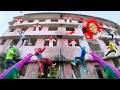 8 Spider-Man Team Meet Serbian Dancing Lady In The Abandoned House...! ( POV Tension )