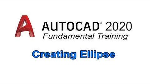 How to Draw Ellipse in AutoCAD | AutoCAD Ellipse Command Tutorial for Beginners