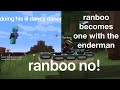 Ranboo Becomes One With The Enderman on Fundy’s Stream (Cogchamp SMP) and does his lil dancy dance