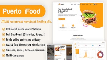 iFood multi restaurant merchant hosting site SAAS