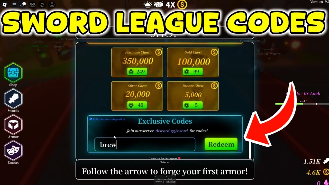 Коды Лиги Меча (2025) | Roblox