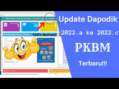 Cara Update Aplikasi Dapodik 2022.a ke 2022.c PKBM.