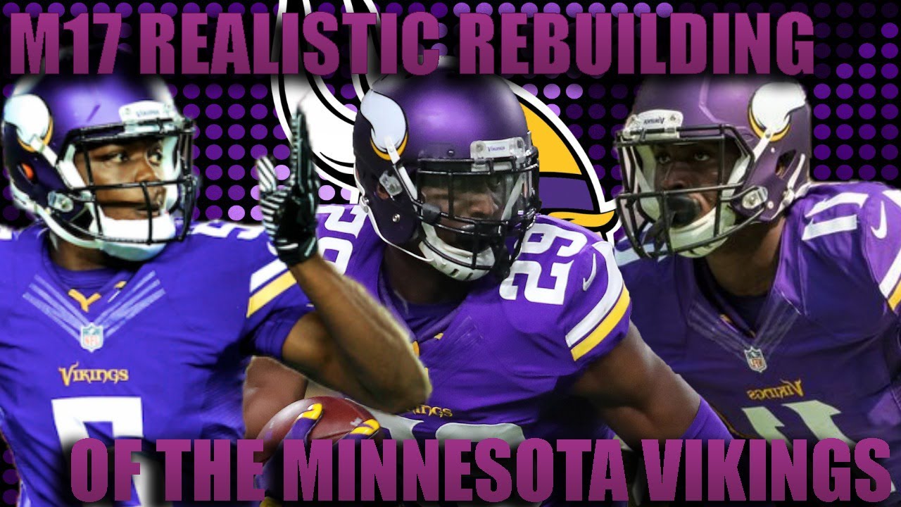 Madden 17 Franchise | Realistic Rebuilding of The Minnesota Vikings! So Many Late Draft Gems!!