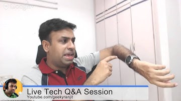 #64 Live Tech Q&A Session with Geekyranjit - 11 Nov 2014