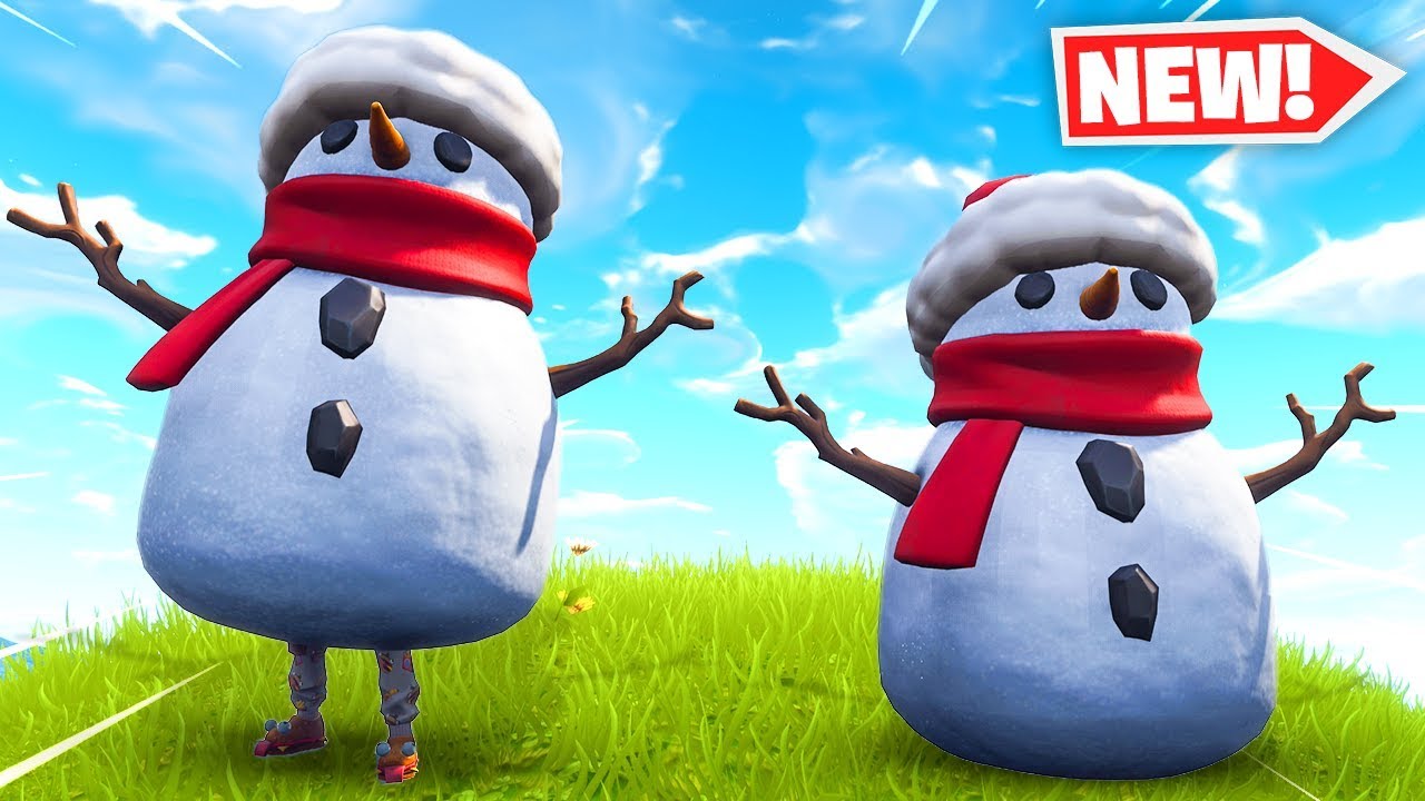 The New Fortnite Sneaky Snowman Is Hilarious Youtube - astro snowman roblox