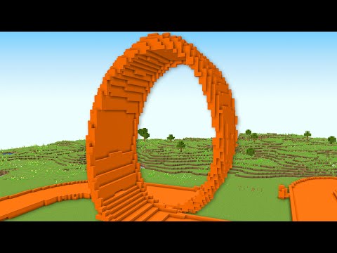 Turning My Minecraft World Into A HotWheels Track