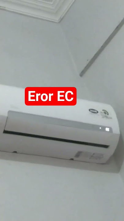 Kode eror EC AC midea #seputarac #airconditioner