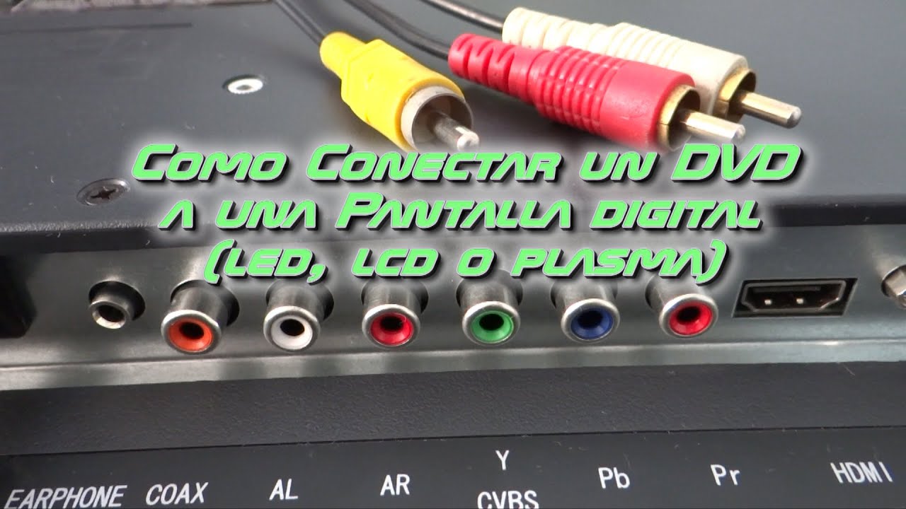 HOW TO CONNECT A DVD TO A TV SCREEN #connectDVD #Tutoscast - YouTube