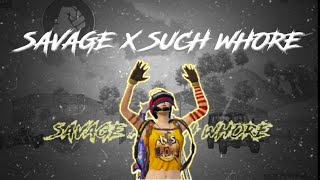 Savage X such whore || BGMI Montage