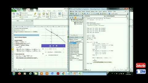 METODE BAGI DUA MENGGUNAKAN VISUAL BASIC EXCEL