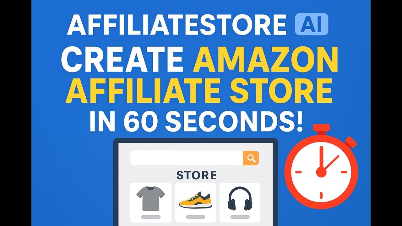 AffiliateStore AI Review ✅ Build Amazon Affiliate Stores in 1 Click! 