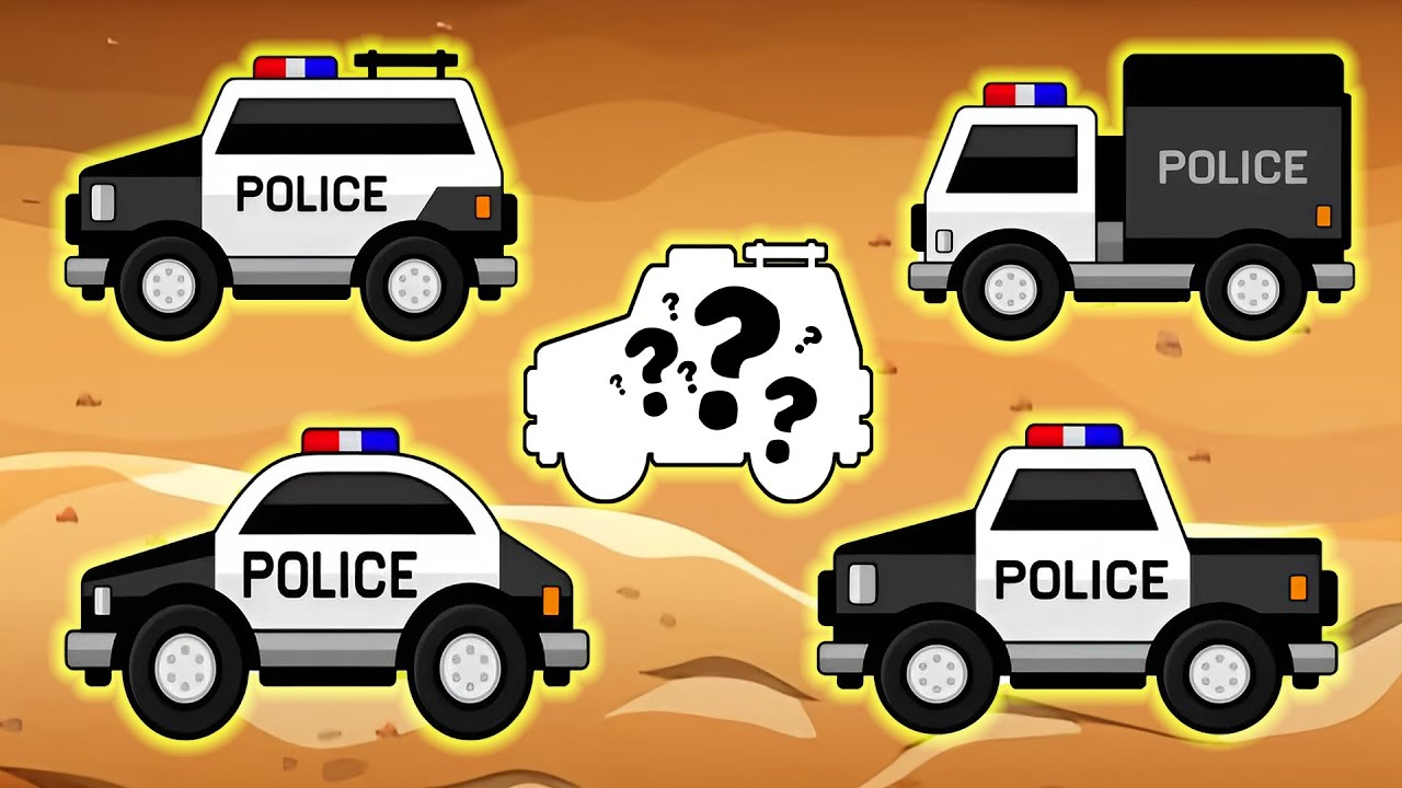 Search Police Car, Mysterious Crime Car | Police Vehicles