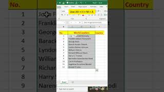 Excel trick #1. #excel #exceltips #excellearn #ytshorts #shorts