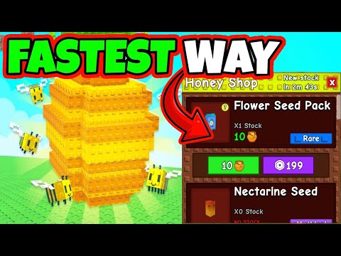 🚀 HOW TO FARM HONEY (Grow a Garden)🐝🍯 Roblox