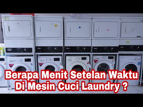 Cara Menggunakan Mesin Cuci Di Laundry Kiloan | Tutorial Laundry Kiloan | Cara Mencuci Di Laundry