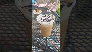 🍨☕️ Yum! #coffee #latte #icedcoffee #cannoli #aldi #summer #fyp #viral #recipe #icedlatte #drink