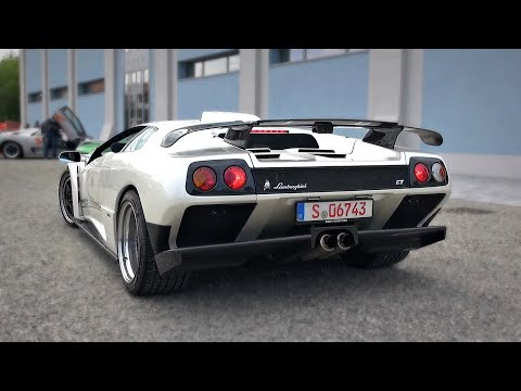 1999 Lamborghini Diablo GT | Old-School 6.0 V12 Engine Notes - Start Up, Revs & Accelerations!