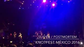 Slayer, Postmortem; live at Knotfest Mexico 2016